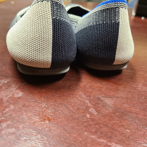 Rothy's size 10 grey, black and white flats - Picture 4 of 5